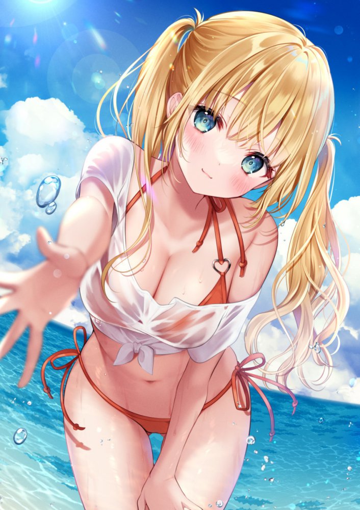 【二次】水着女子画像　その４９